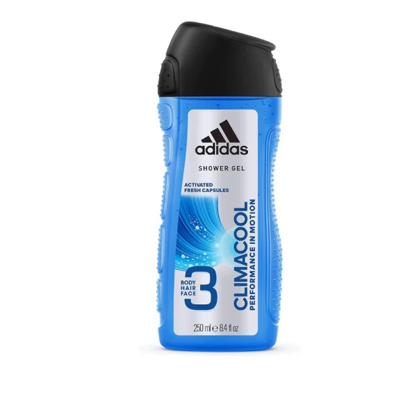 Adidas Climacool Shower Gel, Activated Fresh Capsules, Performance In Motion 250Ml