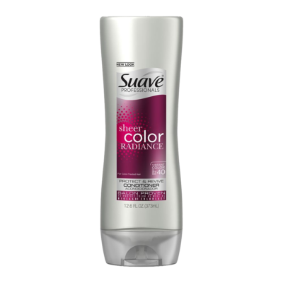 Suave Sheer Color Radiance Conditioner, 12.6 FL Oz (373ml)