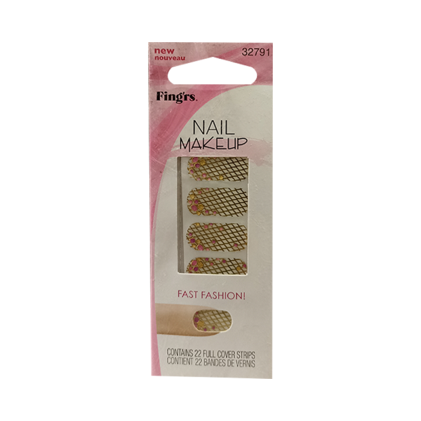 Fingrs Nail Makeup 22 Full Covers Strips # 32791