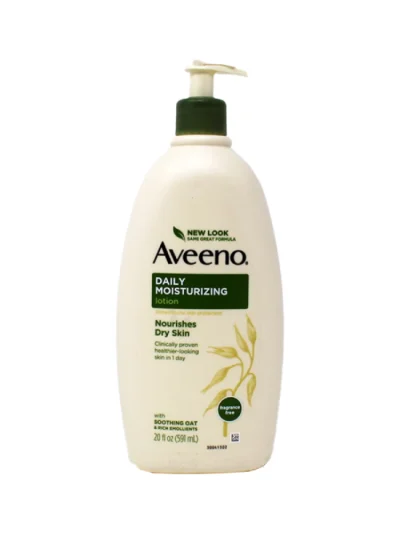 Aveeno Daily Moisturizing Body Lotion with Soothing Oat, 20 Fl Oz