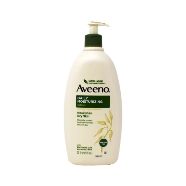 Aveeno Daily Moisturizing Body Lotion with Soothing Oat, 20 Fl Oz