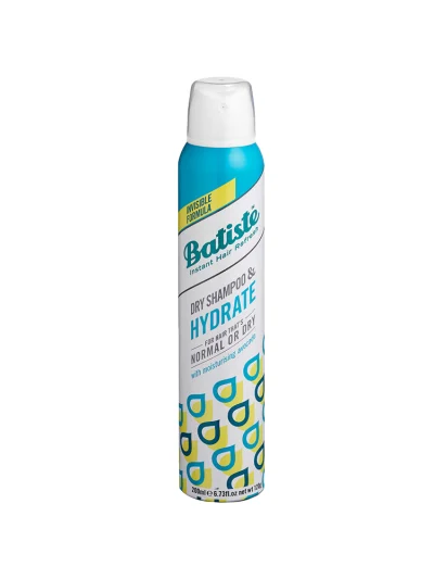 Batiste Dry Shampoo Hydrate Normal Or Dry With Moisturising Avocado 200ml