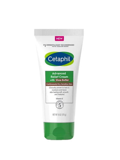 Cetaphil Advanced Relief Cream for Dry Sensitive Skin 170 grams