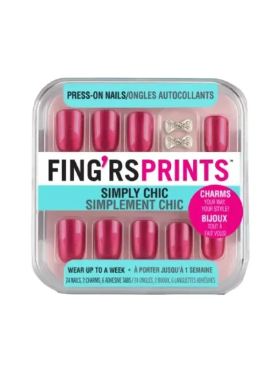 Fingrs Prints Simply Chic press on nails 27 Nails # 102413