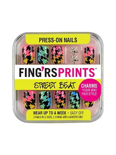 Fingrs Prints Street Beat press on nails 24 Nails # 110713