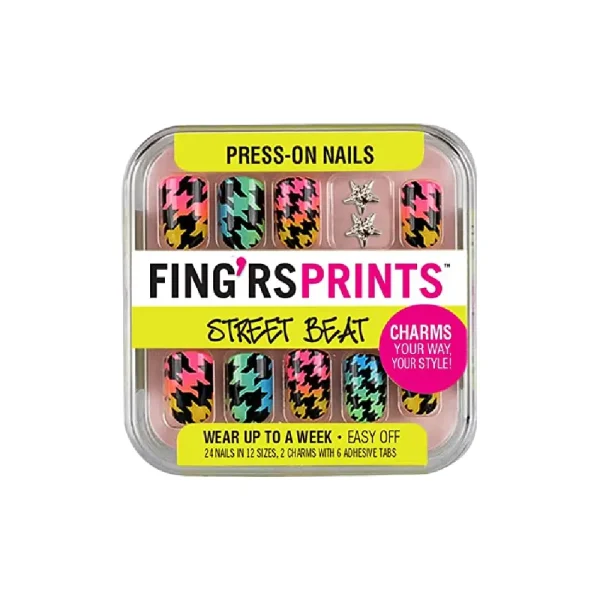 Fingrs Prints Street Beat press on nails 24 Nails # 110713