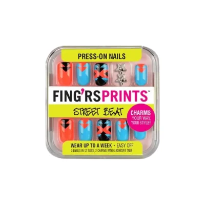 Fingrs Prints Street beat press on nails 24 Nails # 032714