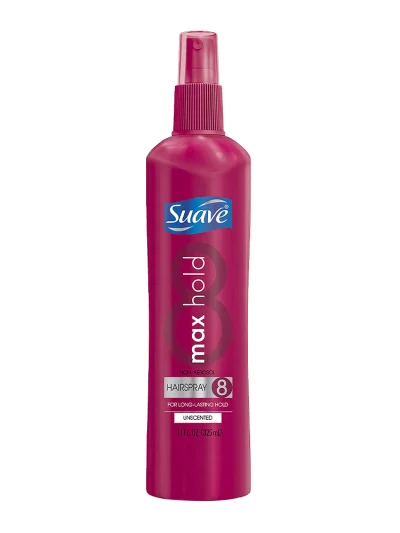 Suave Max Hold Hairspray, Unscented, 11 Oz