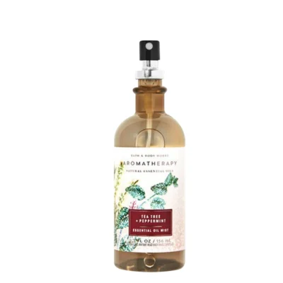 Bath And Body Works Aromatherapy Natural Essential Tea Tree + Peppermint Essential Oil Mist 5.3Fl Oz 156 mL