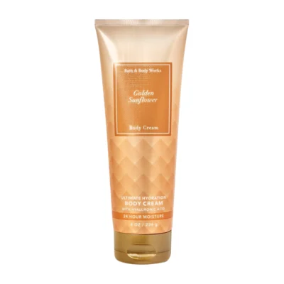 Bath And Body Works Golden Sunflower Ultimate Hydration With Hyaluronic Acid 24hr Moisture Body Cream 8Fl Oz 226g