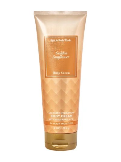 Bath And Body Works Golden Sunflower Ultimate Hydration With Hyaluronic Acid 24hr Moisture Body Cream 8Fl Oz 226g