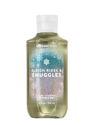 Bath And Body Works Sleigh Rides & Snuggles Aloe & Vitamin E Shower Gel 10Fl Oz 295 mL