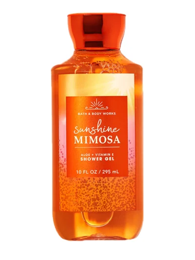 Bath And Body Works Sunshine Mimosa Aloe + Vitamin E Shower Gel 10Fl Oz 295 mL