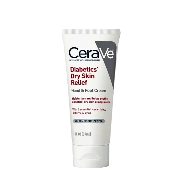 Cerave Diabetics Dry Skin Relief Hand & Foot Cream 3 FL Oz