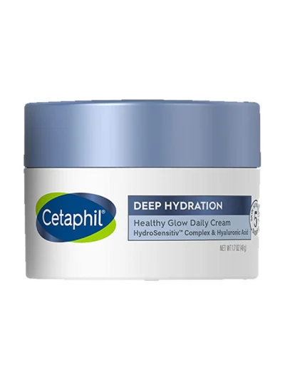 Cetaphil Deep Hydration Healthy Glow Daily Cream Complex And Hyaluronic Acid 1.7Fl Oz 48g