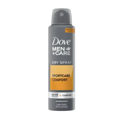 Dove Men+Care Dry Spray SportCare Comfort, 48HR Protection 3.8 Fl.OZ (107g)