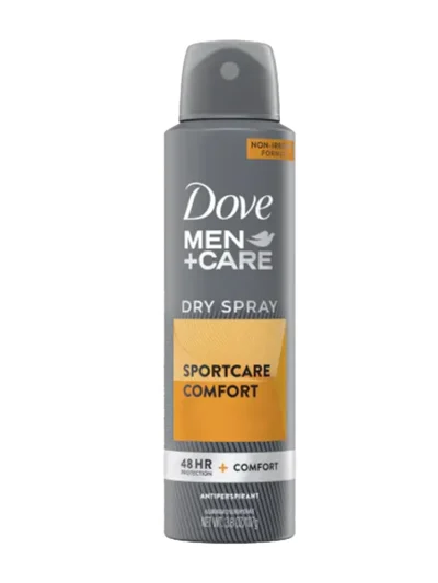 Dove Men+Care Dry Spray SportCare Comfort, 48HR Protection 3.8 Fl.OZ (107g)