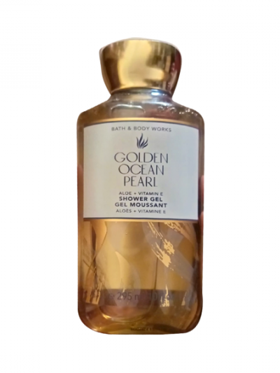 Bath & Body Works Golden Ocean Pearl Aloe + Vitamin E Shower Gel,10 Fl oz, 295 Ml