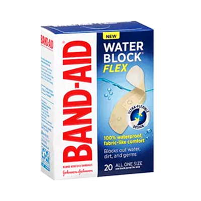 Band-Aid Water Block Flex All One Size 20 Bandages