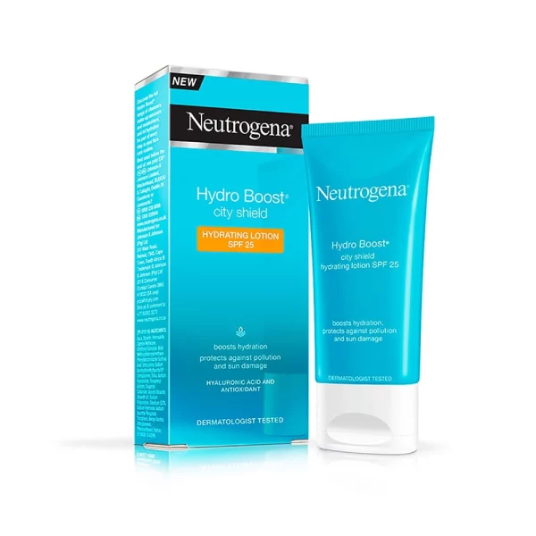 Neutrogena Hydro Boost City Shield SPF 25 Moisturizer and Facial Sunscreen