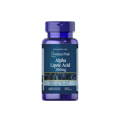 Puritans Pride Alpha Lipoic Acid 300mg 60 Capsules #36557