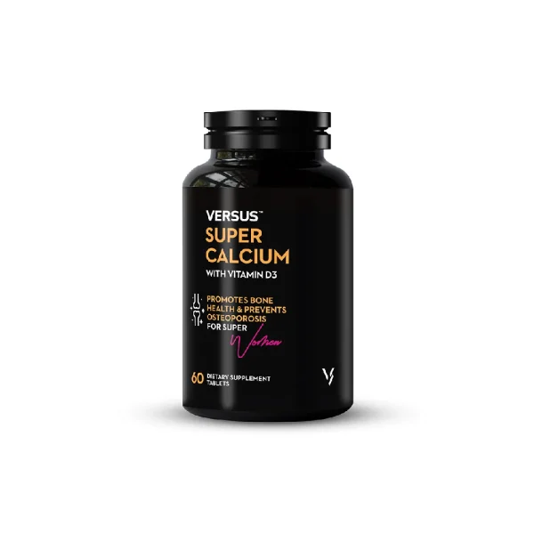 Versus Super Calcium With Vitamin D3 Promotes Bone Health & Prevents Osteoporosis For Super Women 60 Tablets