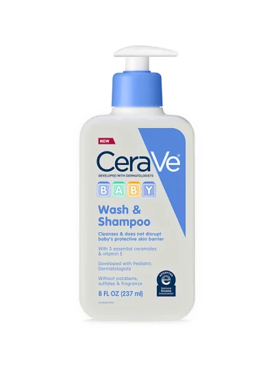 Cerave Baby Wash & Shampoo 8 Floz