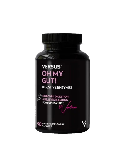 Versus Oh My Gut Digestive Enzymes, Improves Digestion And Relieves Bloating, 90 Capsules