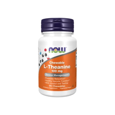 Now Foods L-Theanine 100 Mg Tension Management 90 Chewables