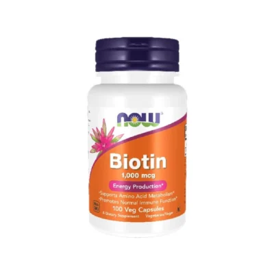 NOW Foods Biotin 1,000mcg 100 Veg Capsules