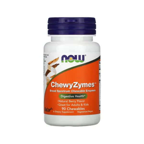 NOW Foods Chewyzymes Digestive Health 90 Chewables