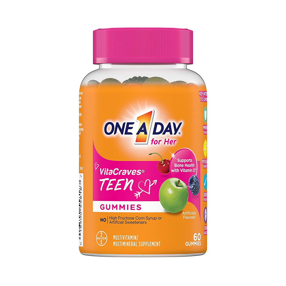 One A Day for Her VitaCraves Teen Multivitamin 60 Gummies Expiry (30/8 ...