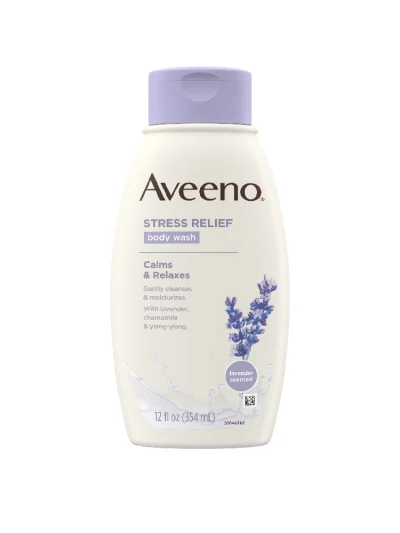 Aveeno Stress Relief Body Wash Calm & Relaxes 12 Fl oz