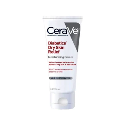 Cerave Diabetics Dry Skin Relief Moisturizing Cream 8 FL Oz