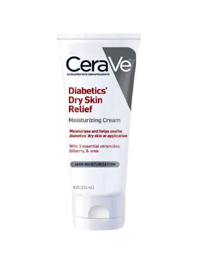 Cerave Diabetics Dry Skin Relief Moisturizing Cream 8 FL Oz