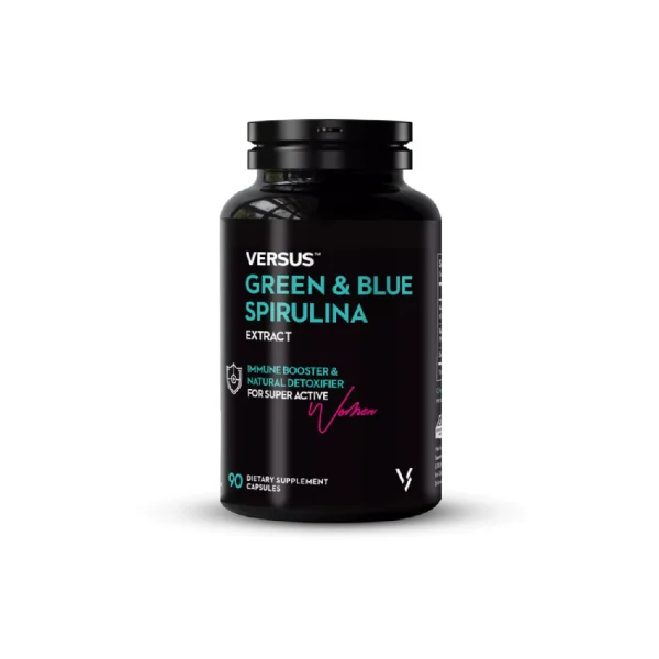 Versus Green & Blue Spirulina Immune Booster & Natural Detoxifier 90 Capsules