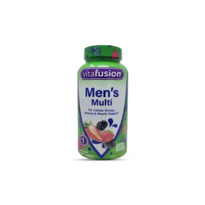 Vitafusion Mens Multi For Cellular Energy immune & Muscle Support Mixed Berries, 220 Gummies