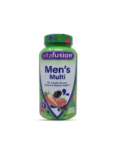 Vitafusion Mens Multi For Cellular Energy immune & Muscle Support Mixed Berries, 220 Gummies