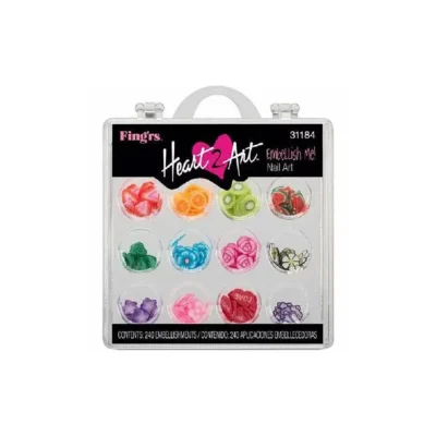 Fingrs Heart 2 Art Finger Nail Art Embellishments Kit #31184